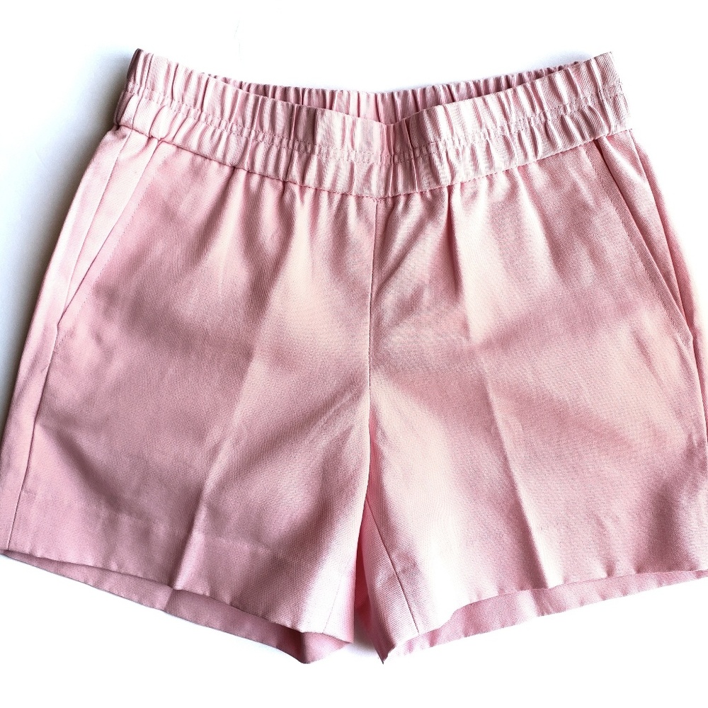 J. Crew Factory Textured Pink Shorts